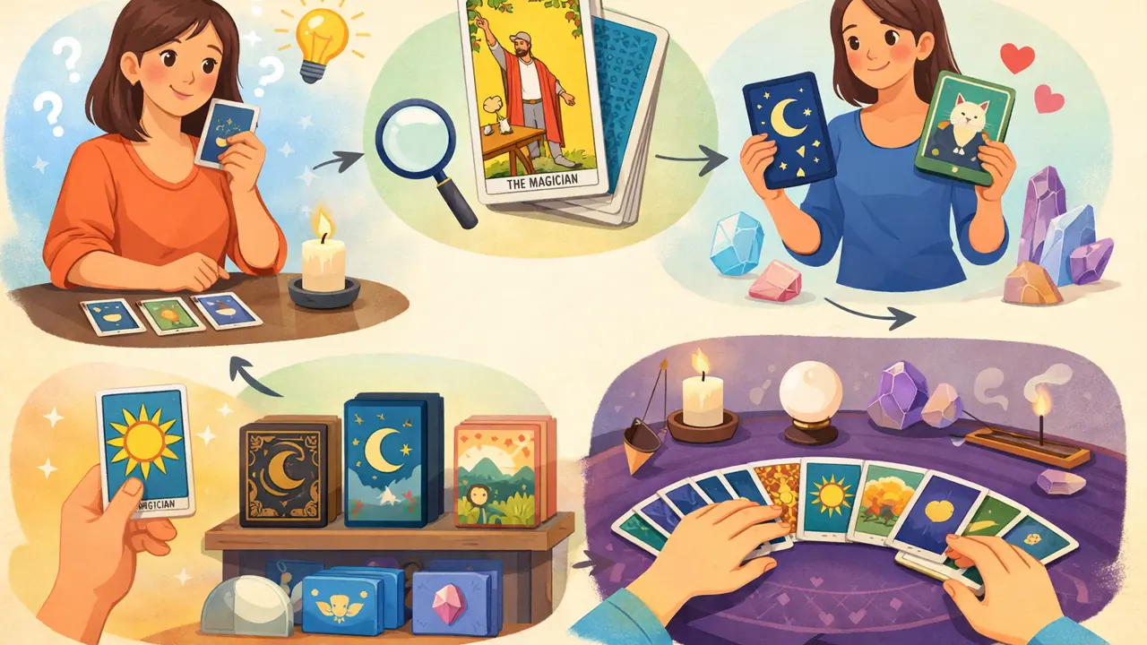 初次接觸塔羅牌要從哪一套開始：完整指南 文章封面圖