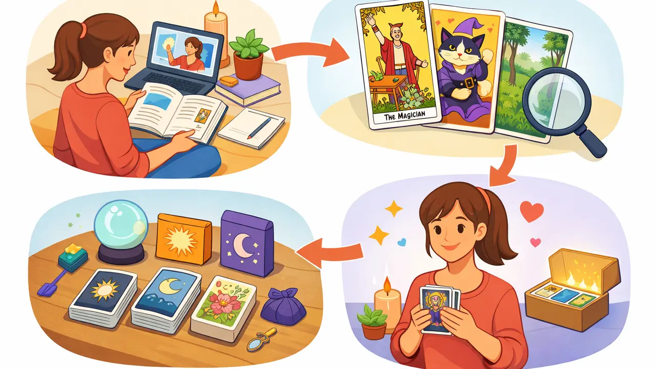 初次接觸塔羅牌要從哪一套開始：實戰教學 — Askaseer 星語塔羅配圖