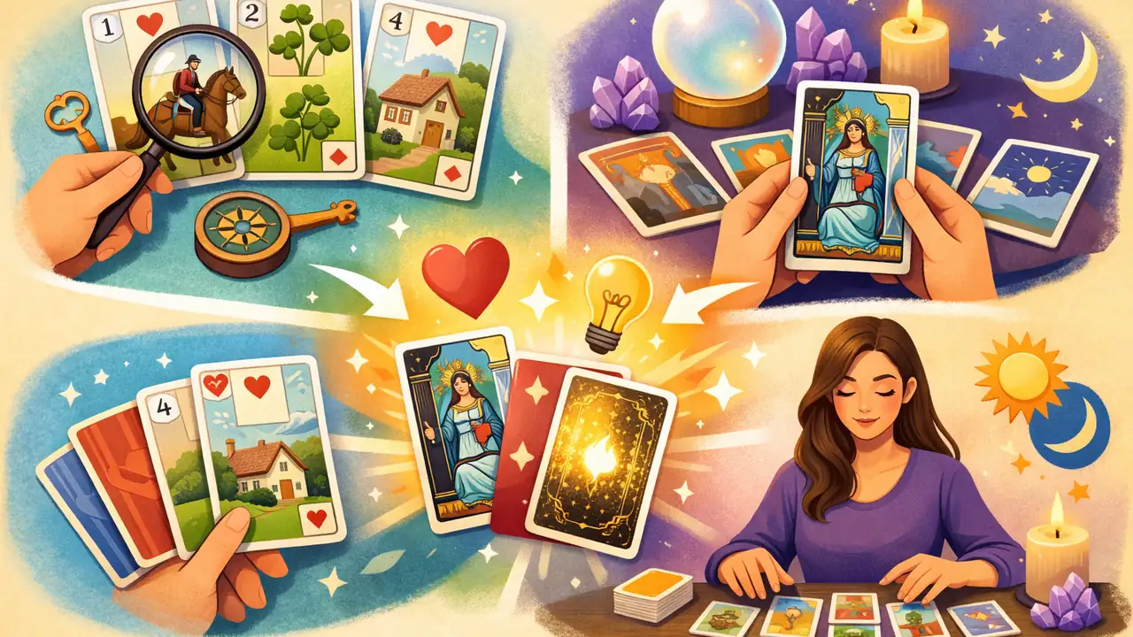 雷諾曼卡和直覺式解牌可以一起用嗎？讓你更懂占卜的真諦