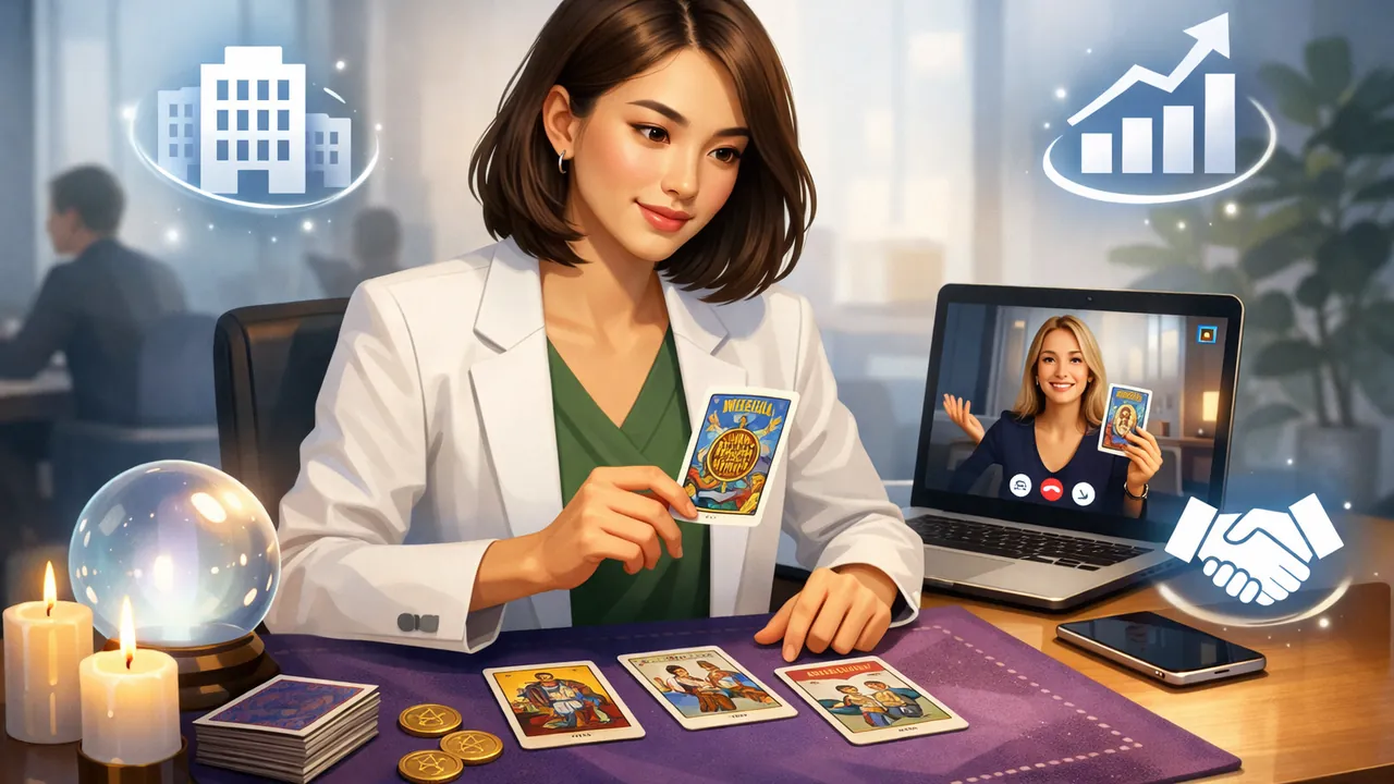 線上占卜可以算工作嗎？探討塔羅與職場的深層連結