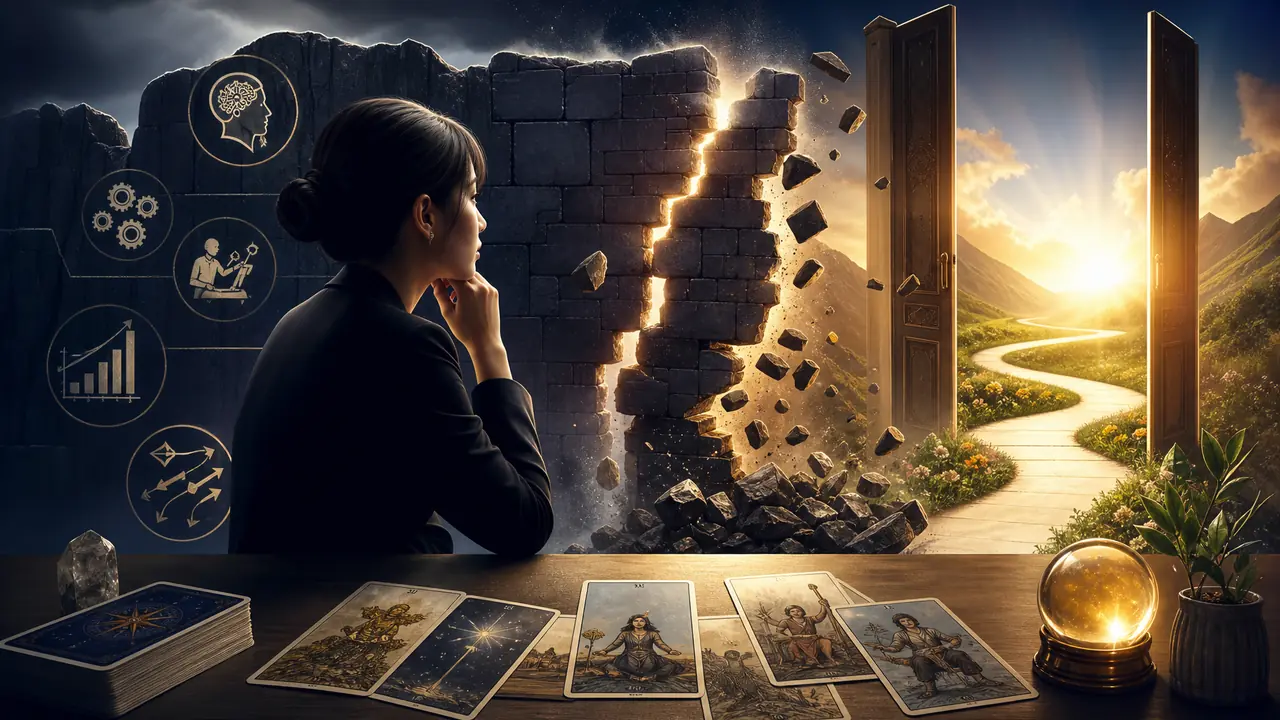 職涯停滯塔羅：技能瓶頸與突破方向 — Askaseer 星語塔羅配圖
