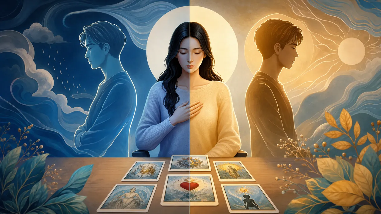 情緒界線塔羅牌陣：分清我的感受與對方責任 — Askaseer 星語塔羅配圖