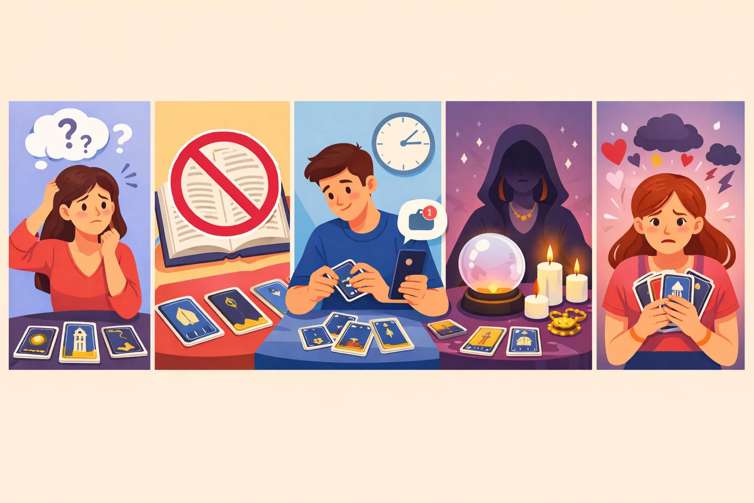 塔羅牌新手最常犯的5個錯誤