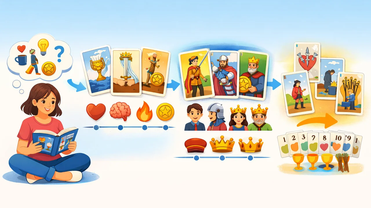 塔羅牌小阿爾克那要怎麼記？親身經驗分享