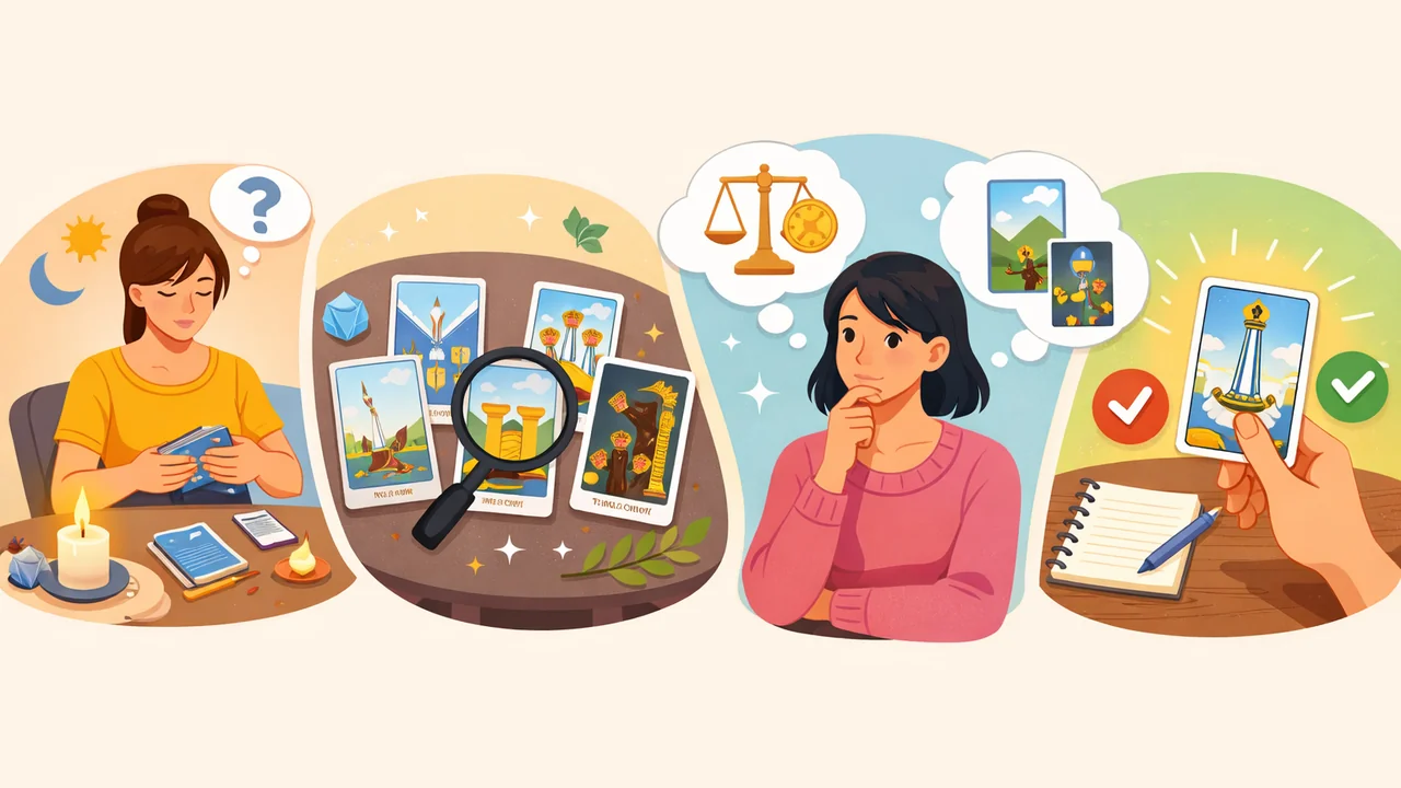 如何用小阿爾克那做決策：占卜時的重要指引