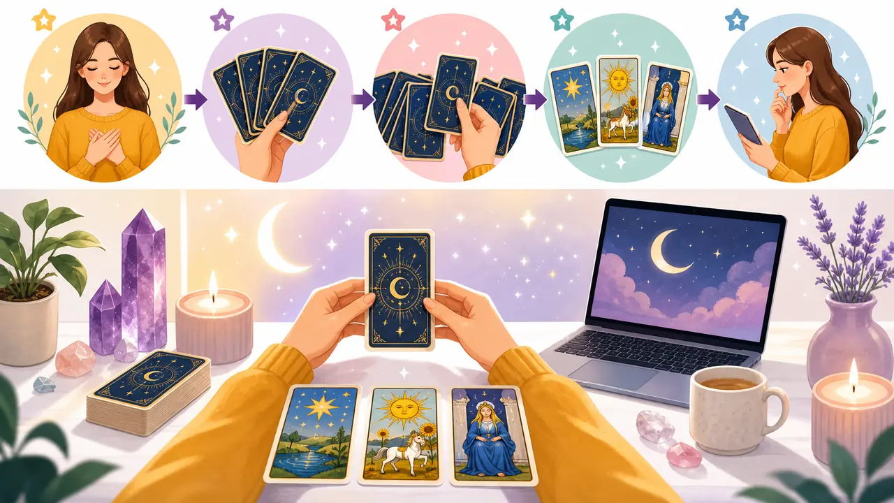 直覺式塔羅牌 線上占卜 — Askaseer 星語塔羅配圖