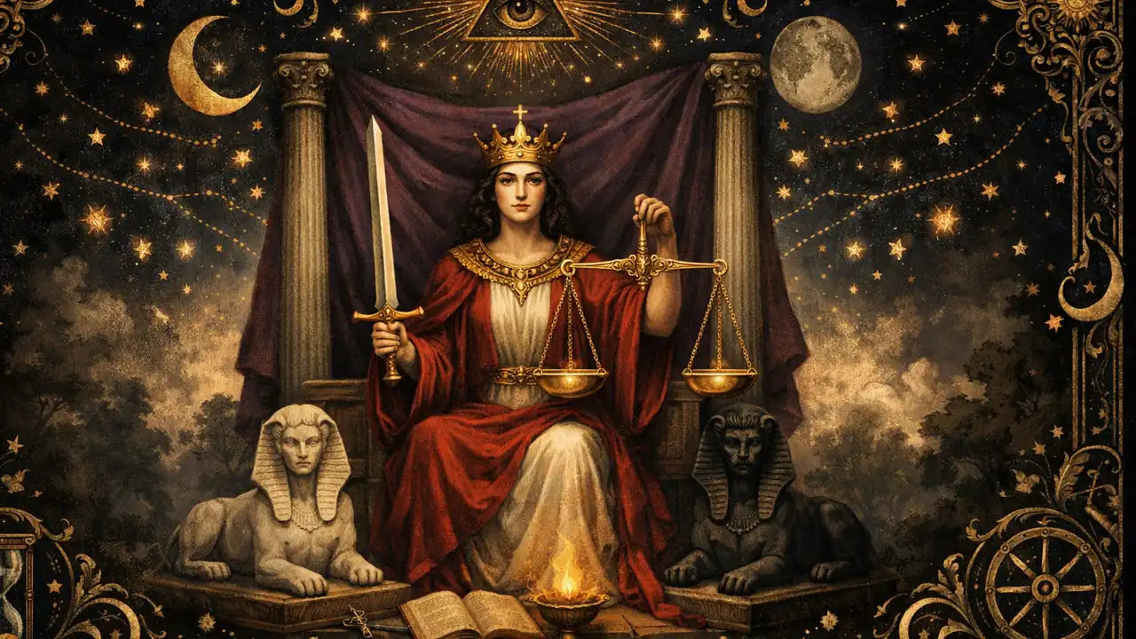 正義牌完整解讀：平衡與因果的塔羅象徵：完整指南