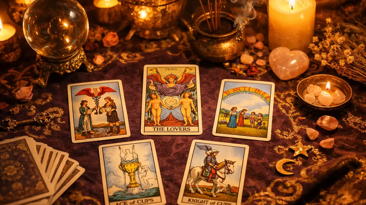 愛情塔羅牌義與牌陣完整指南：感情占卜怎麼看