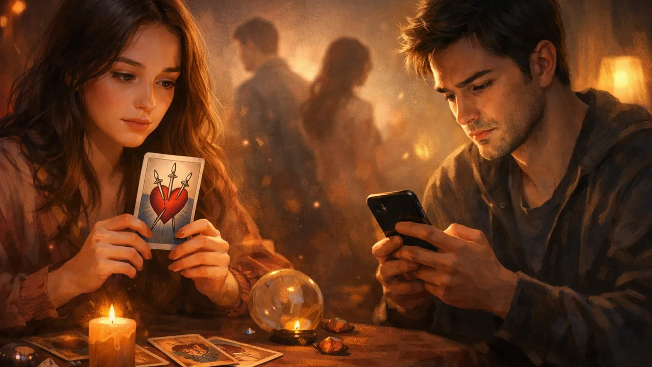 愛情塔羅他會不會回訊息？真實占卜揭示答案