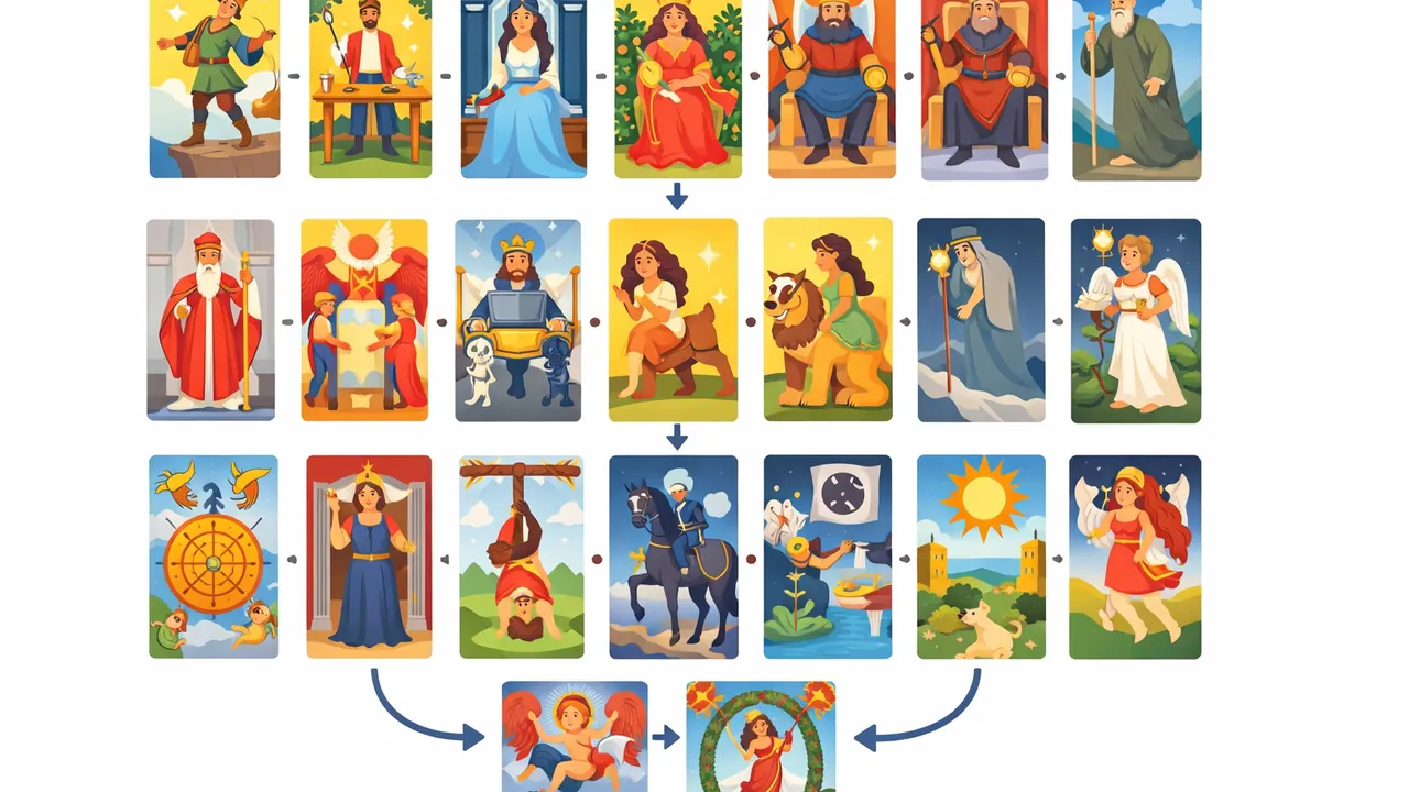 塔羅大阿爾卡納完整解讀：22張牌義總覽 文章封面圖