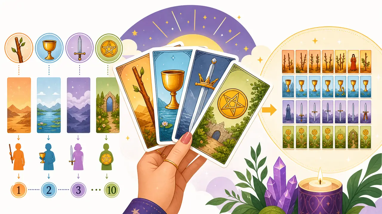 小牌牌義 (Minor Arcana) — Askaseer 星語塔羅配圖