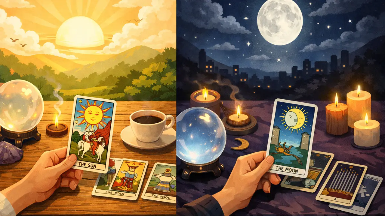 塔羅占卜早上還是晚上比較準？