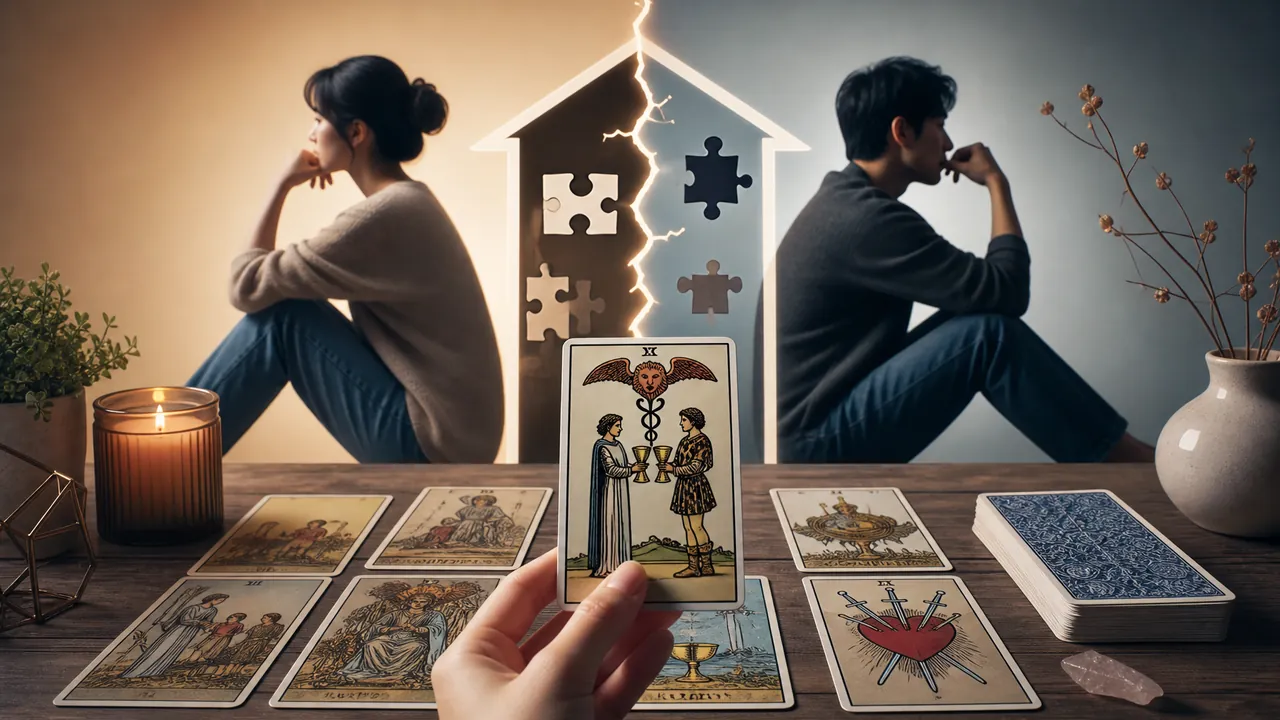 同居前塔羅牌陣：看生活磨合與承諾落差 — Askaseer 星語塔羅配圖