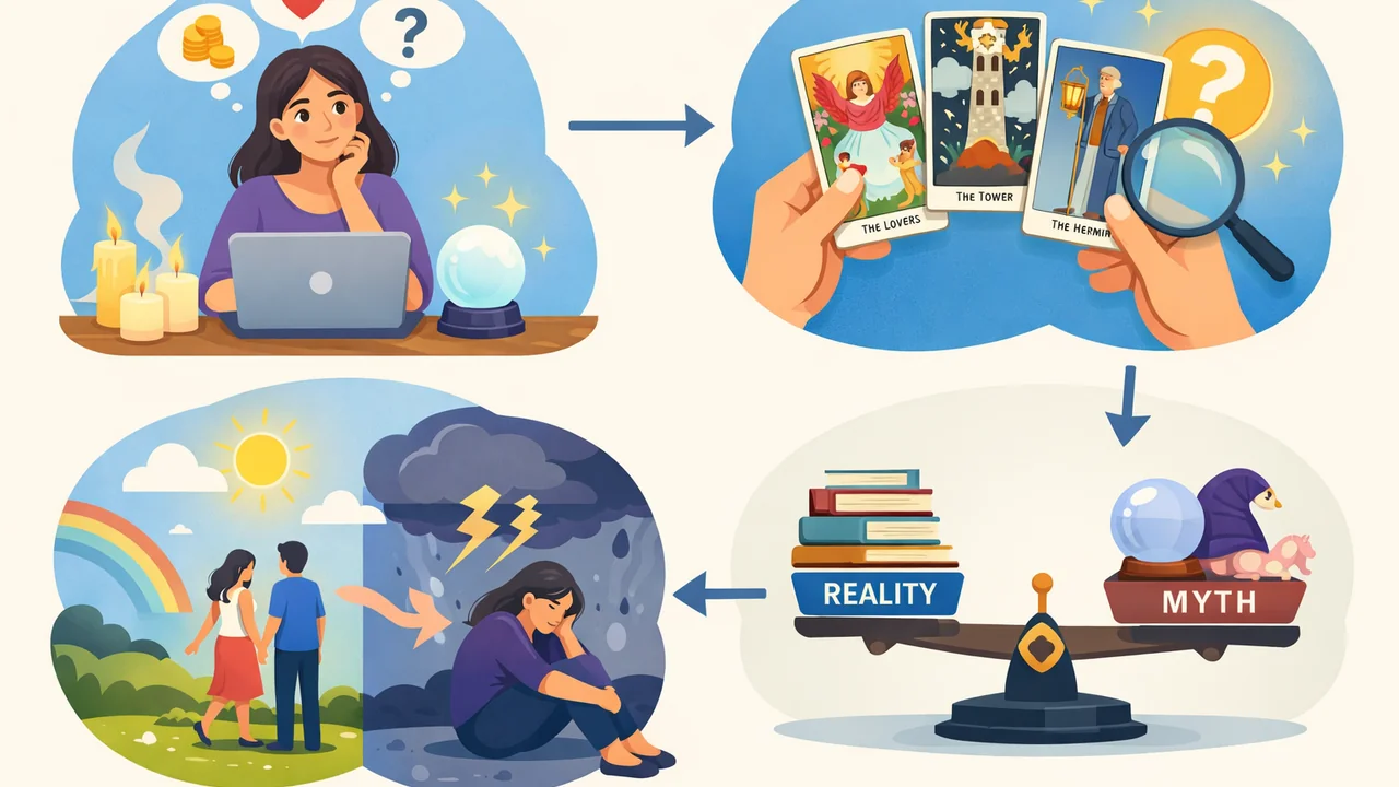 線上占卜準確度跟問題有關嗎？解讀塔羅的真實與迷思