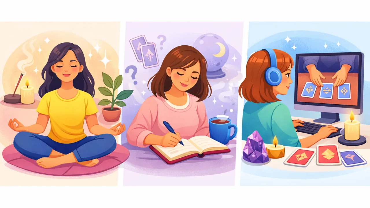 線上塔羅占卜前要做什麼準備？提升準確率的3個步驟