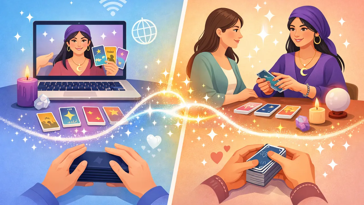 線上塔羅占卜和親自洗牌有差嗎？能量連結解析