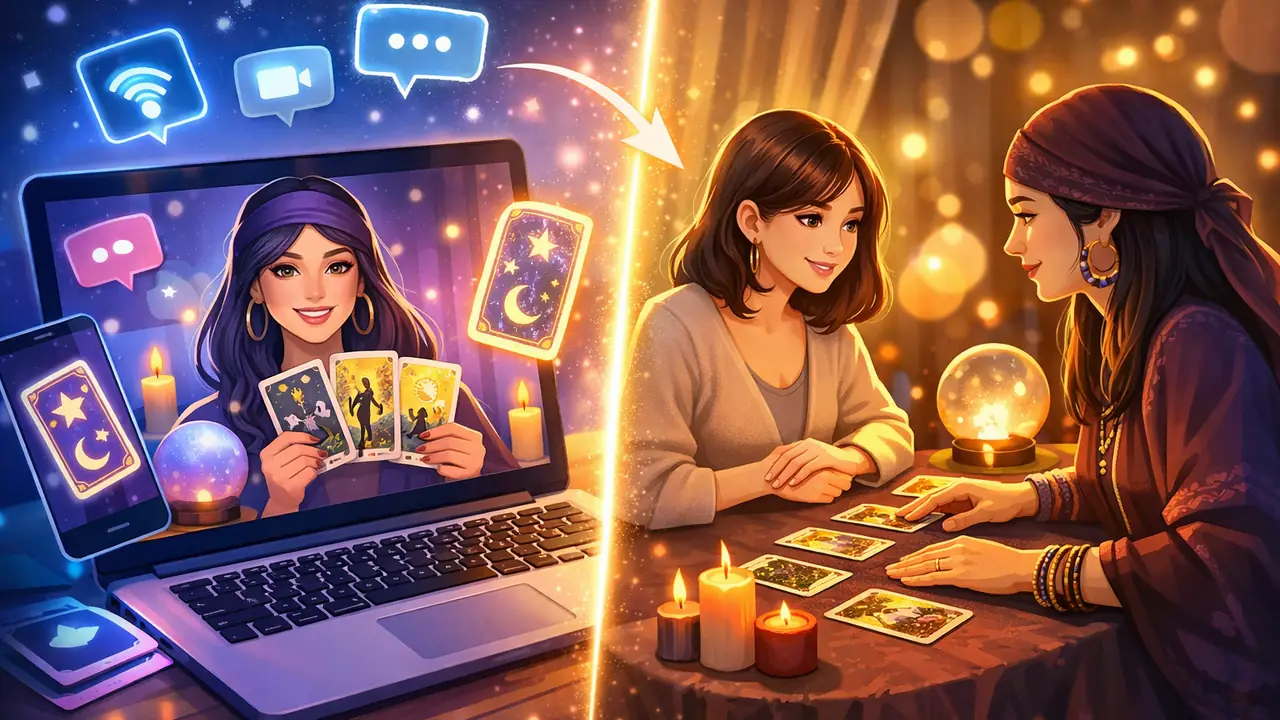 線上占卜和現場占卜差在哪？塔羅師為你解密！