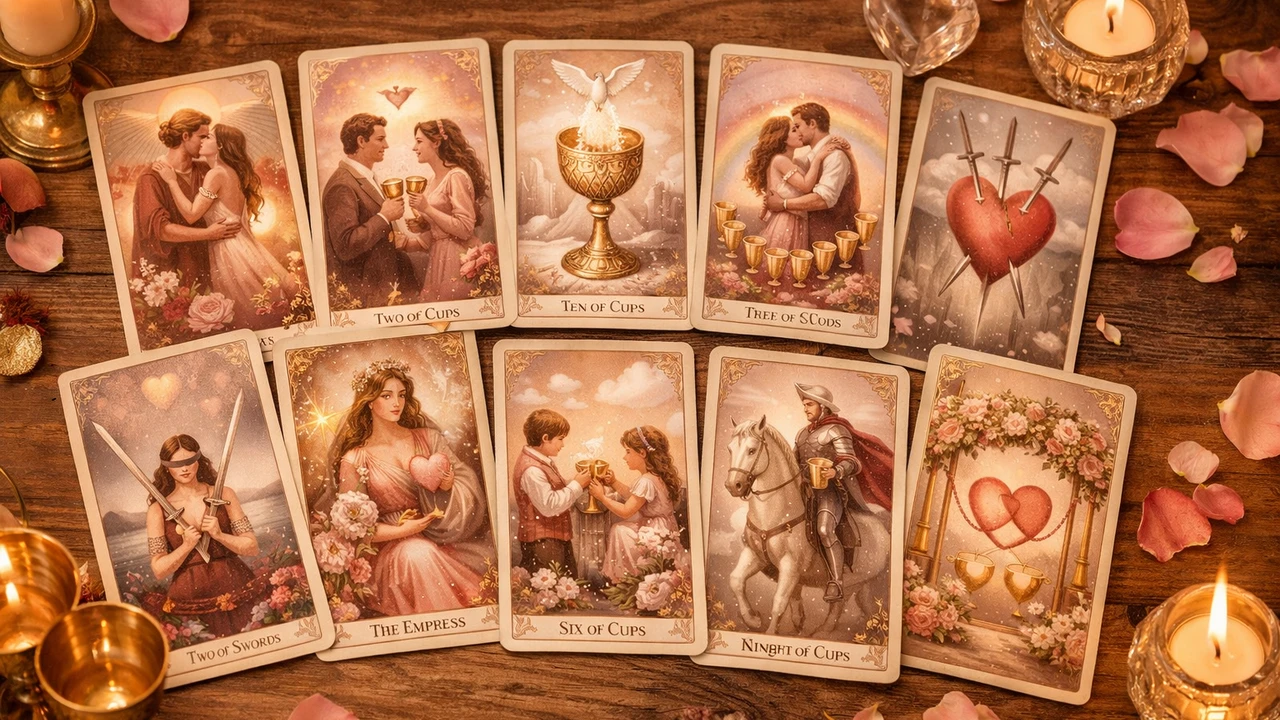 十大代表愛情與情感的塔羅牌