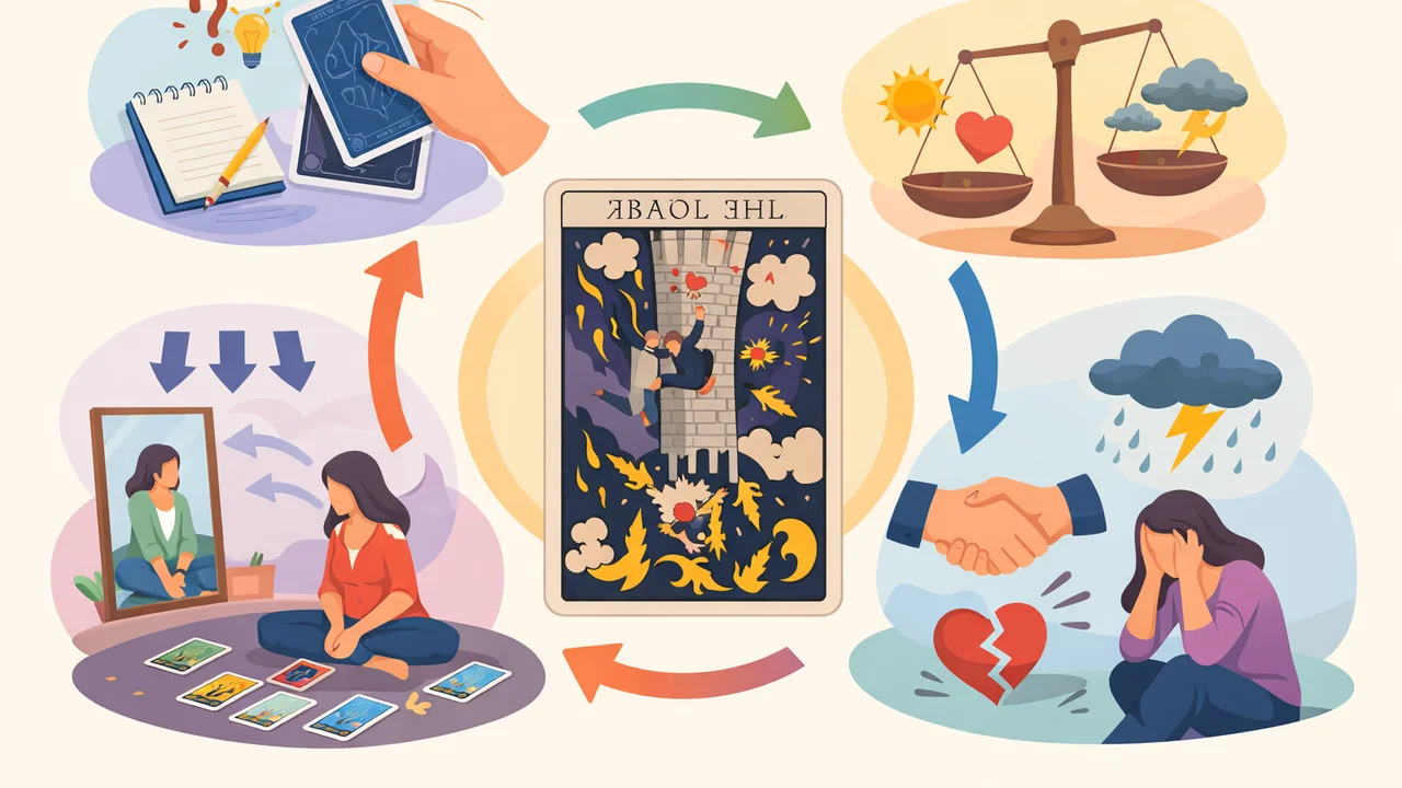 逆位塔羅牌完整指南：4種解讀方法與常見牌義