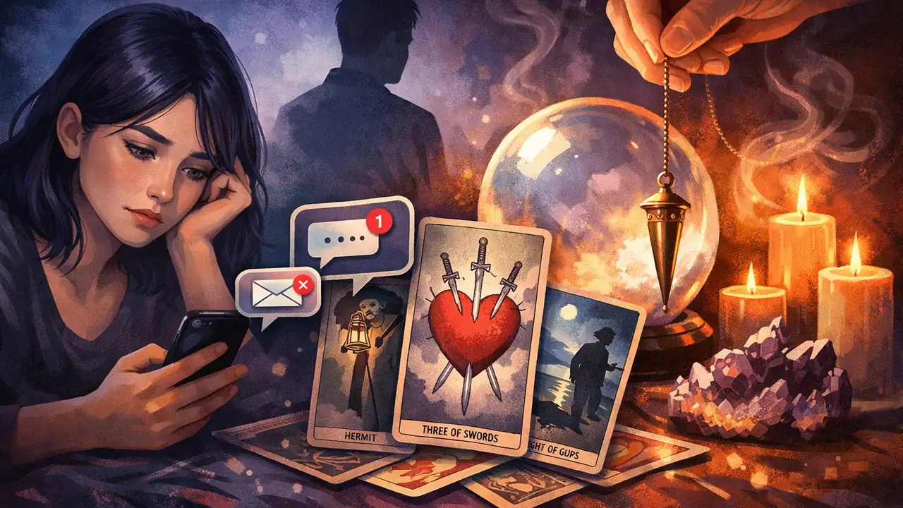 對方不讀不回代表什麼？塔羅看冷處理與沉默背後的原因