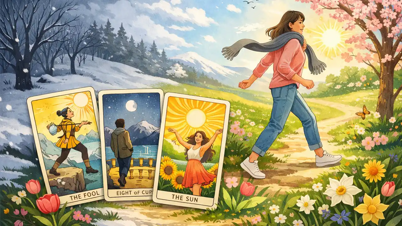 春季轉運塔羅：走出冬季停滯的三張指引牌 — Askaseer 星語塔羅配圖