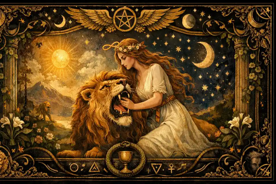 力量牌完整牌義：內在勇氣的塔羅象徵：完整指南