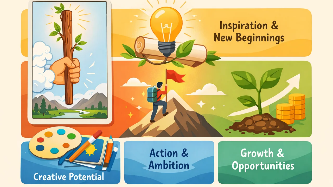 塔羅權杖A代表什麼？權杖一完整牌義解讀