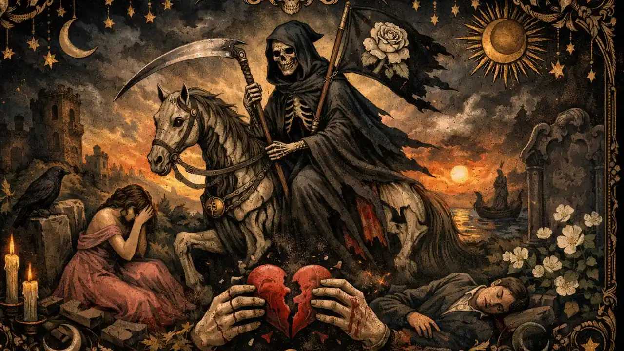 塔羅感情占卜抽到死神牌是分手嗎：完整解析 文章封面圖