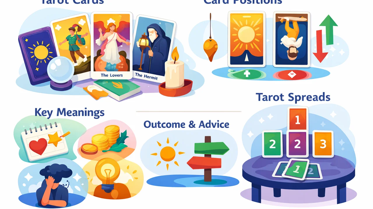 塔羅牌義速查簡表 文章封面圖