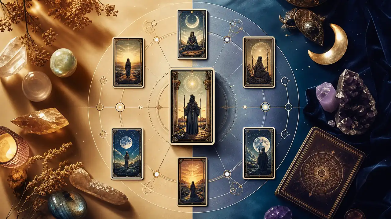 塔羅牌位解讀入門：同一張牌位置差異 — Askaseer 星語塔羅配圖