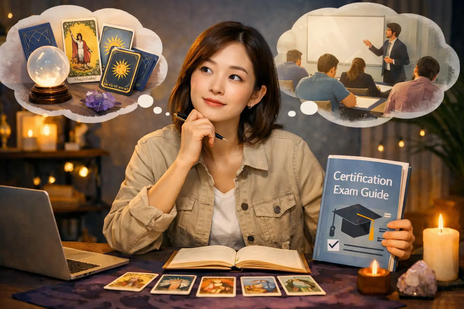 塔羅牌占卜師證照怎麼考？入門方向與常見迷思 文章封面圖
