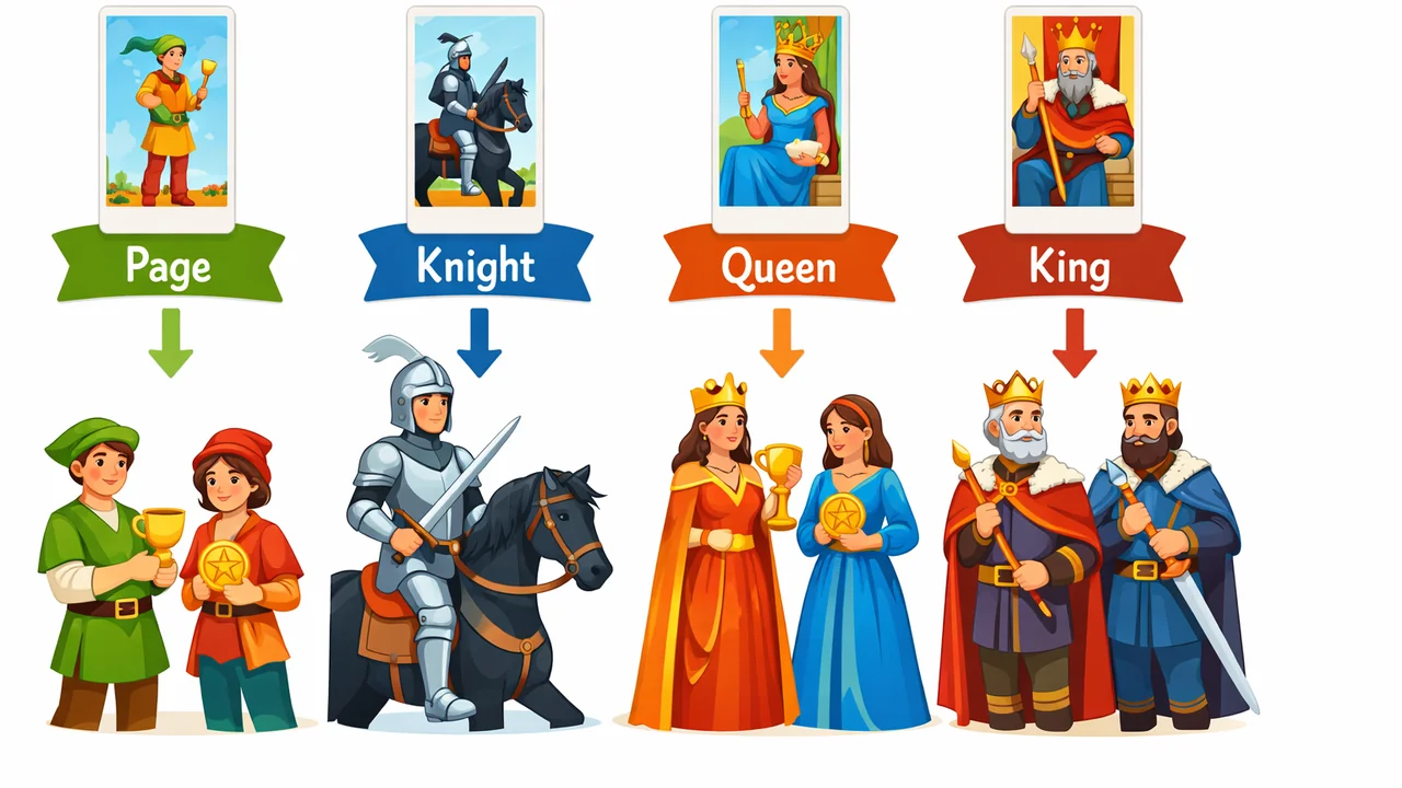 塔羅牌宮廷牌人物解讀