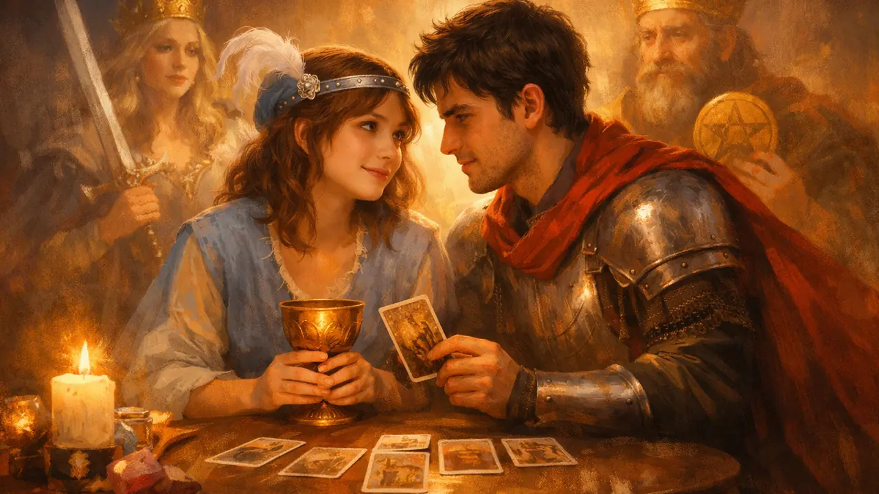 塔羅牌宮廷牌在感情占卜代表真人還是能量