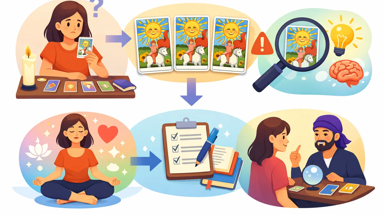 塔羅牌連續抽到同一張牌代表什麼意思：新手避坑重點 文章封面圖