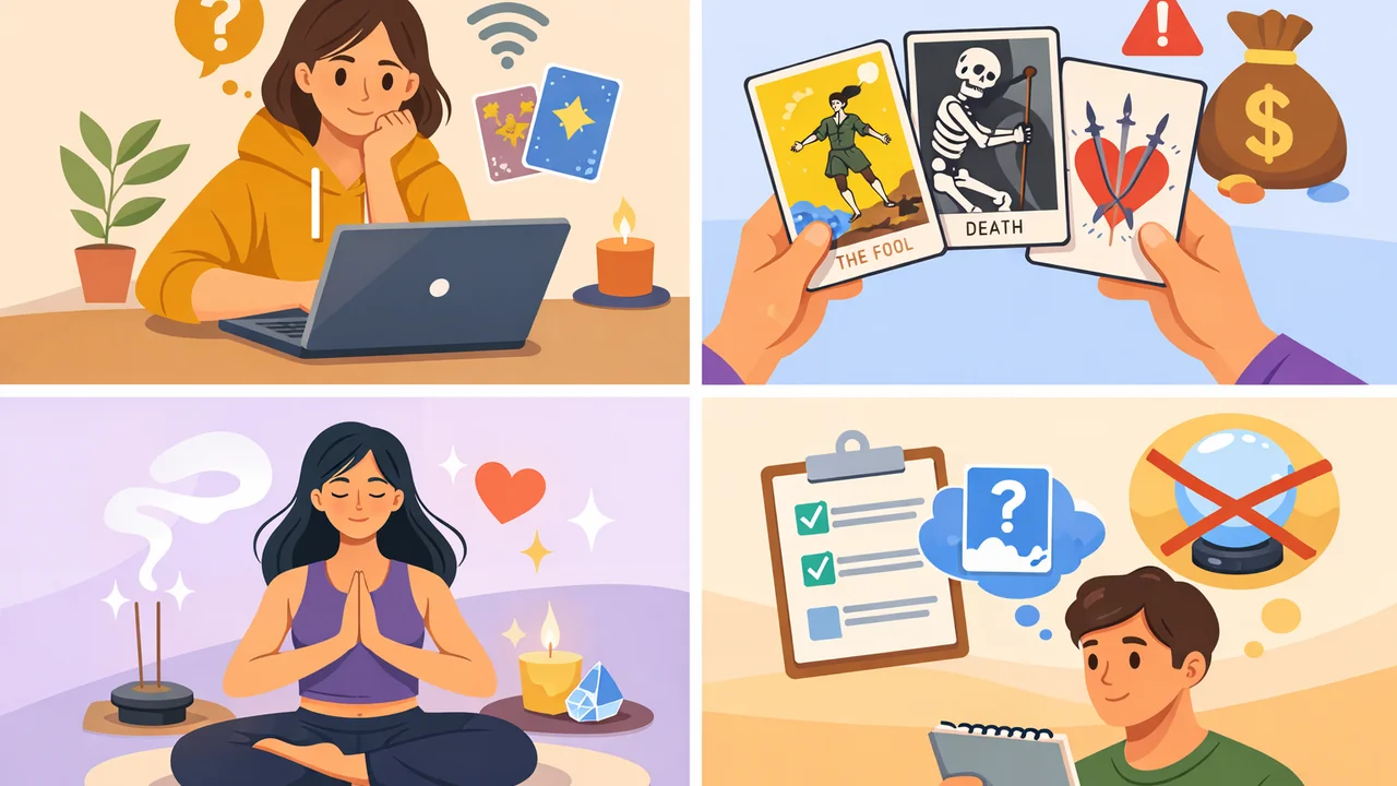 第一次線上塔羅占卜注意事項：新手避坑完整指南