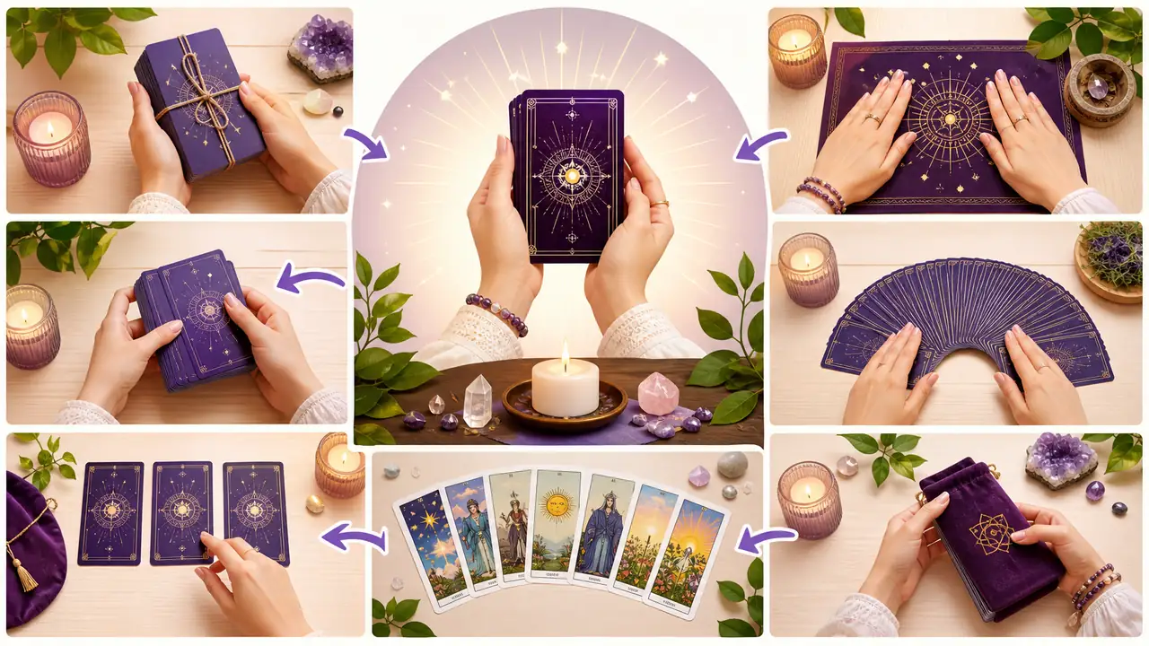 塔羅牌的開牌儀式怎麼作？ — Askaseer 星語塔羅配圖