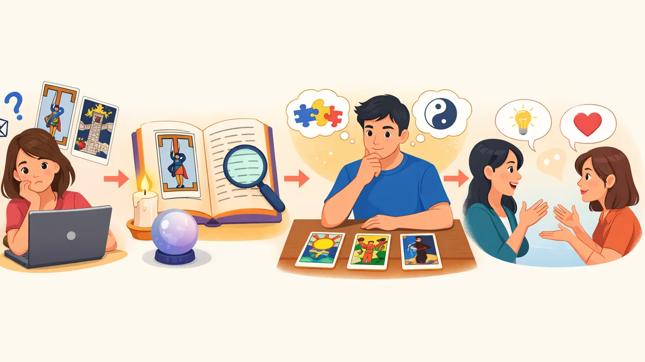 線上塔羅占卜結果看不懂怎麼辦？解讀方法完整教學