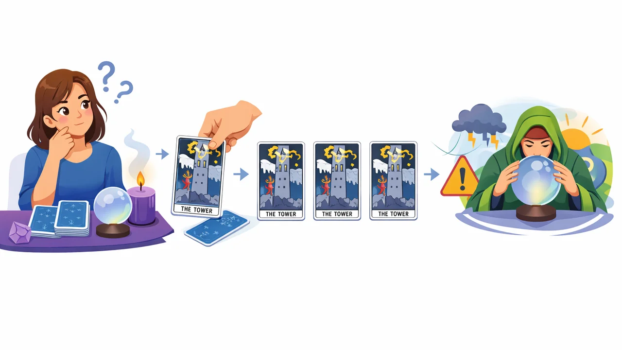 塔羅牌連續抽到同一張牌代表什麼意思：實戰教學 文章封面圖