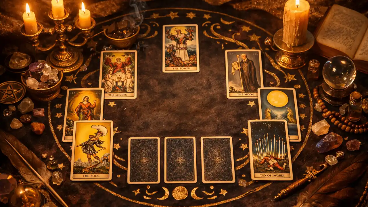 塔羅馬蹄牌陣怎麼解讀：實戰教學