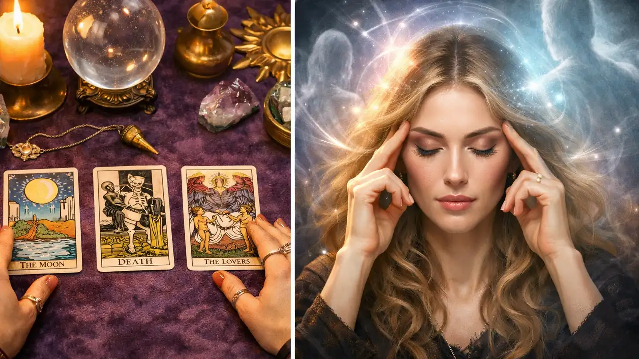 塔羅牌占卜和通靈有什麼分別？ 文章封面圖