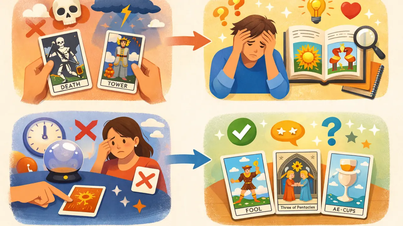 塔羅牌牌面圖像怎麼看：常見誤區與解法 文章封面圖
