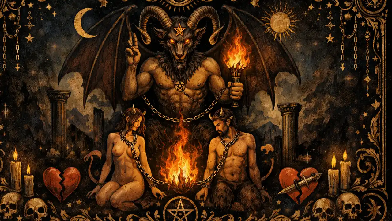 塔羅感情占卜抽到惡魔牌代表什麼？常見誤解解析