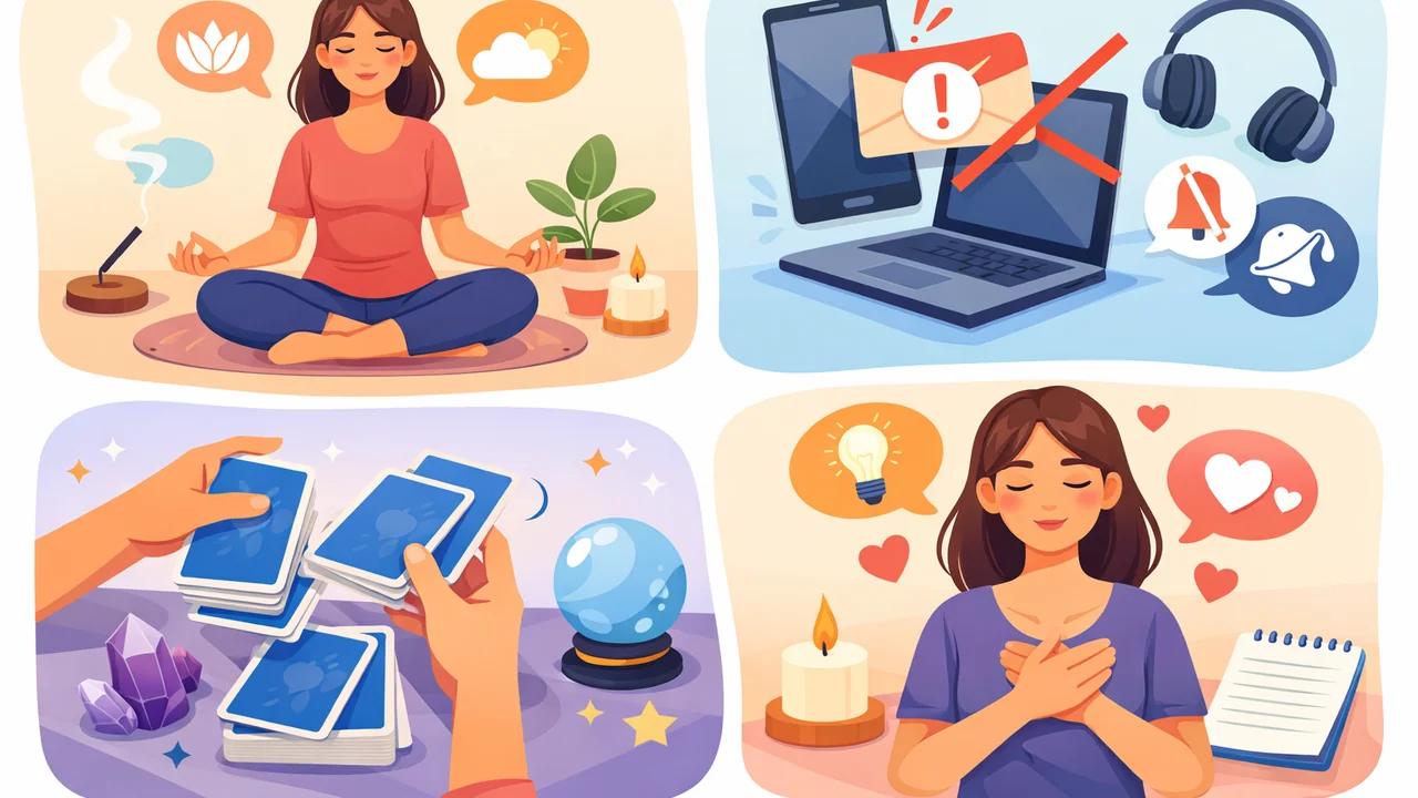 塔羅解讀前為什麼要靜心：新手避坑重點 文章封面圖