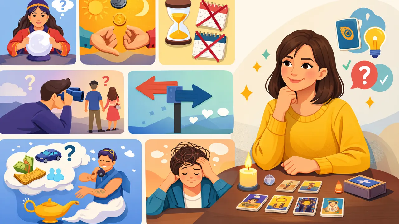 塔羅問題怎麼問才準？新手最常犯的 7 個問法錯誤 文章封面圖