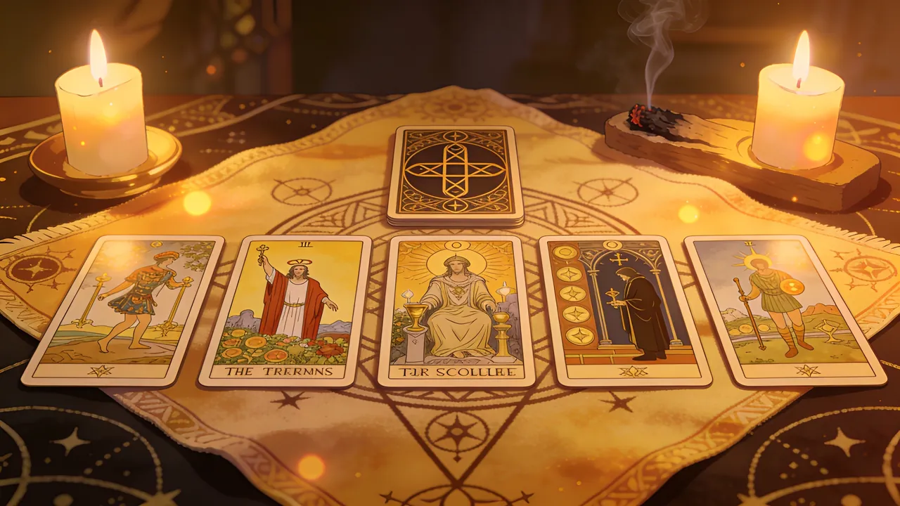 塔羅占卜教學：新手必看!5大常見牌卡+經典牌陣+塔羅占卜步驟 — Askaseer 星語塔羅配圖