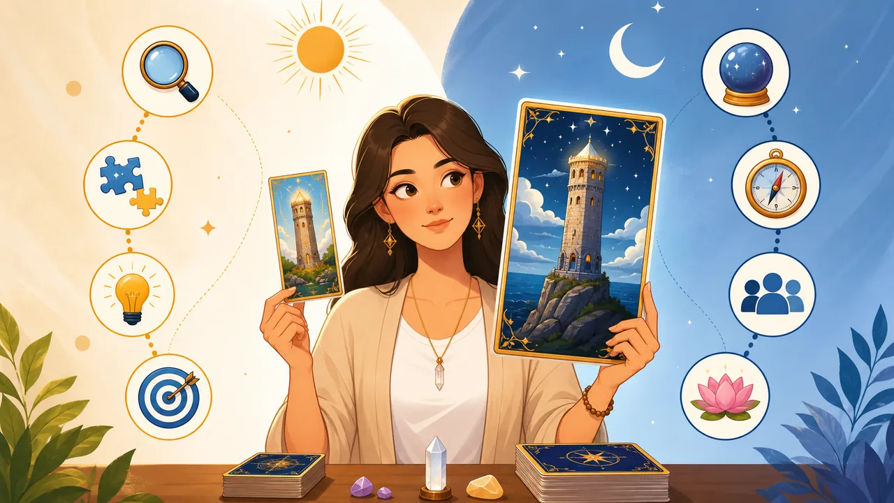 大小塔羅分別代表不同種解讀原則 — Askaseer 星語塔羅配圖