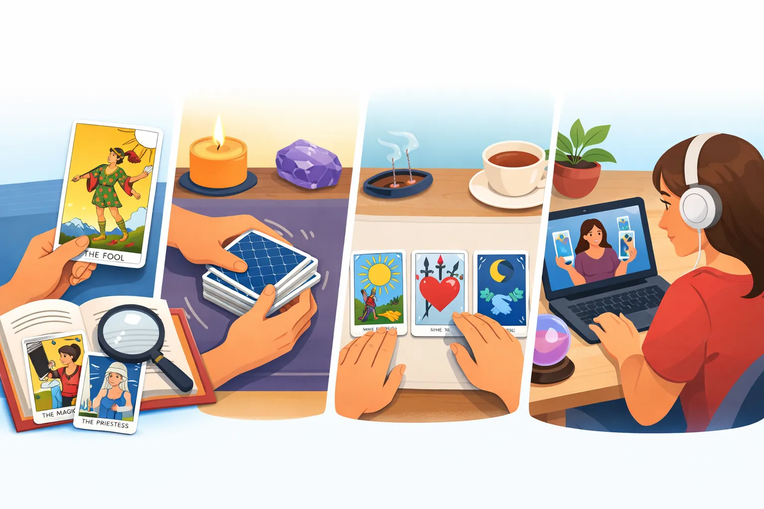 塔羅牌如何自學？｜完整解讀與實用重點 文章封面圖