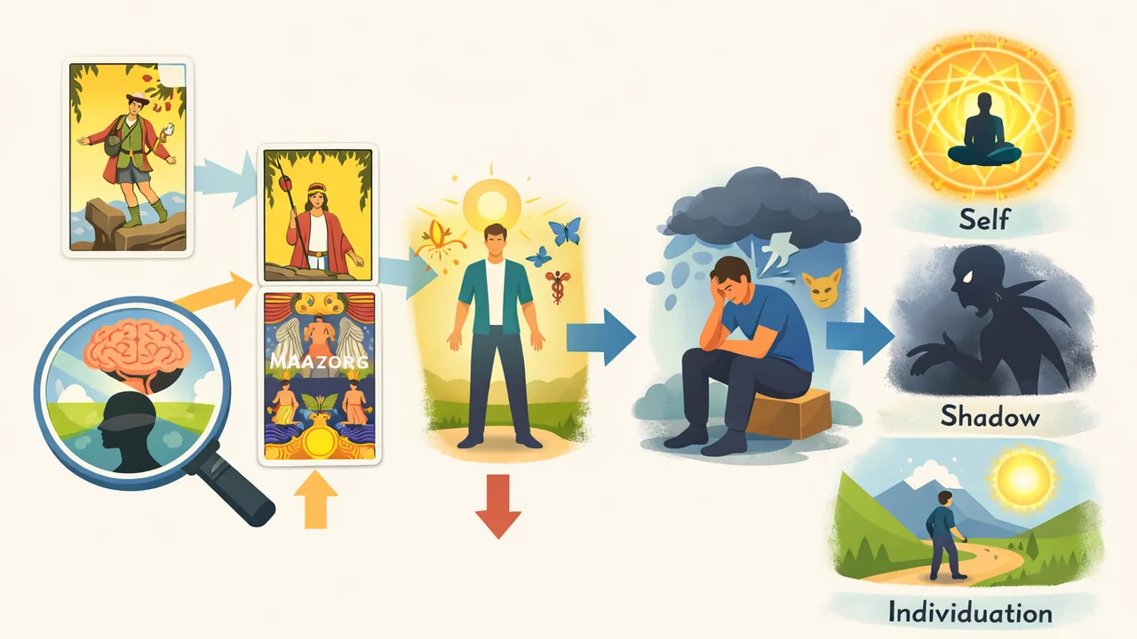 22張塔羅牌大阿爾克那完整牌義解說（正逆位）－榮格心理學視角