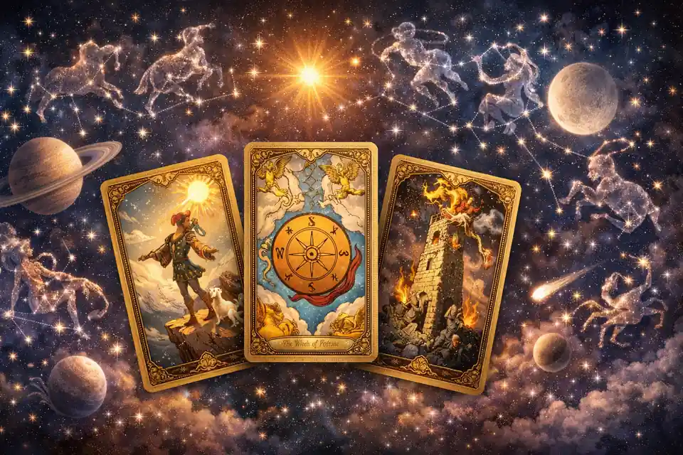 2026年5月運勢塔羅：三張牌看清下個月的機會與風險 — Askaseer 星語塔羅配圖