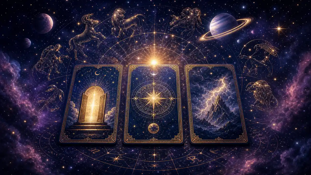 2026年7月運勢塔羅：三張牌看清下個月的機會與風險 — Askaseer 星語塔羅配圖